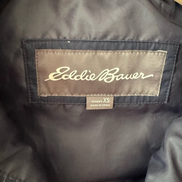 Eddie Bauer EB650 Navy Blue Down Puffer Vest Size XS - Picture 3 of 6